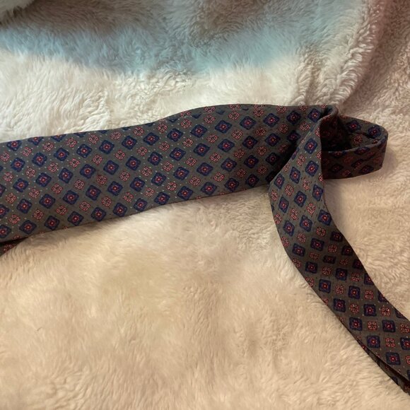 Anderson & Sheppard Men's  Silk Neck Tie - Picture 4 of 4